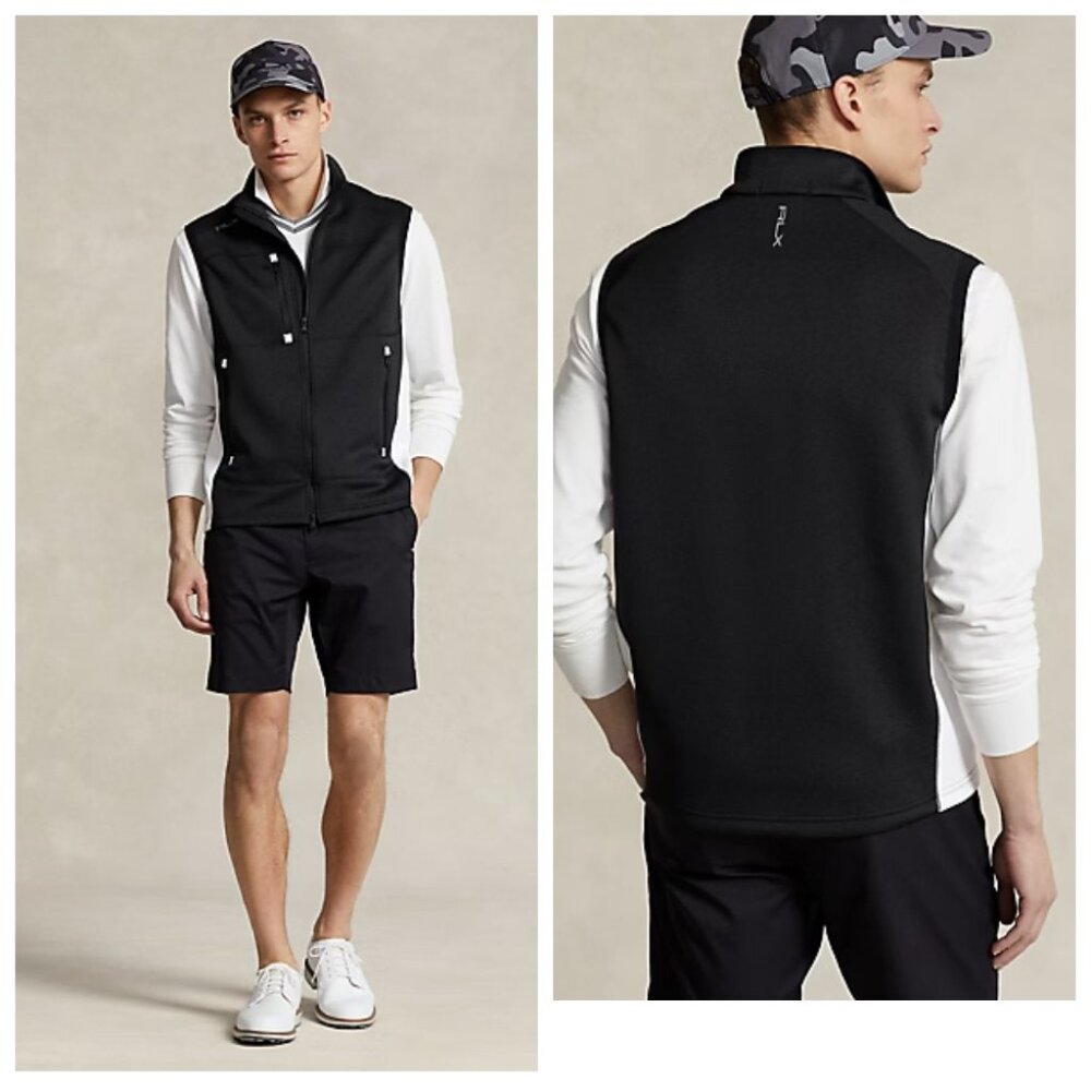 NWT RLX Ralph Lauren  Double-Knit Full-Zip Vest